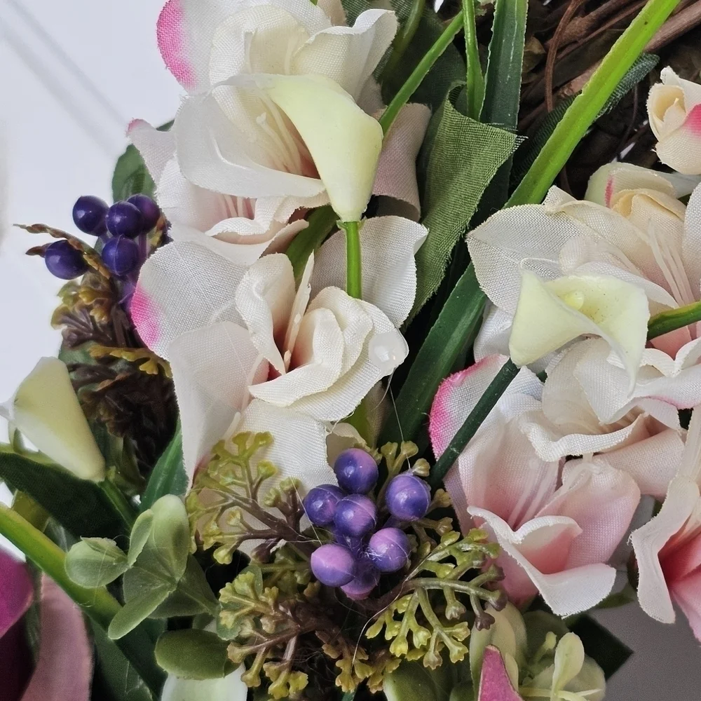 Handmade Spring Floral Wreath